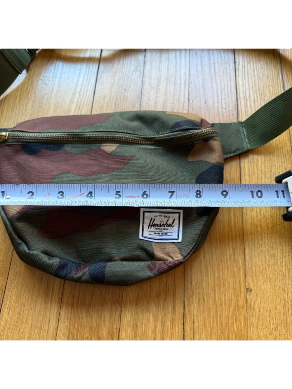 Herschel Woodland Camouflage Hip Pack Adjustable Strap Fanny Pack Waist Belt Bag - Picture 10 of 15